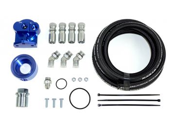 HP10125 Oil Filter Relocation Kit for Cummins Engine, M27 x 2.0 Filter Thread